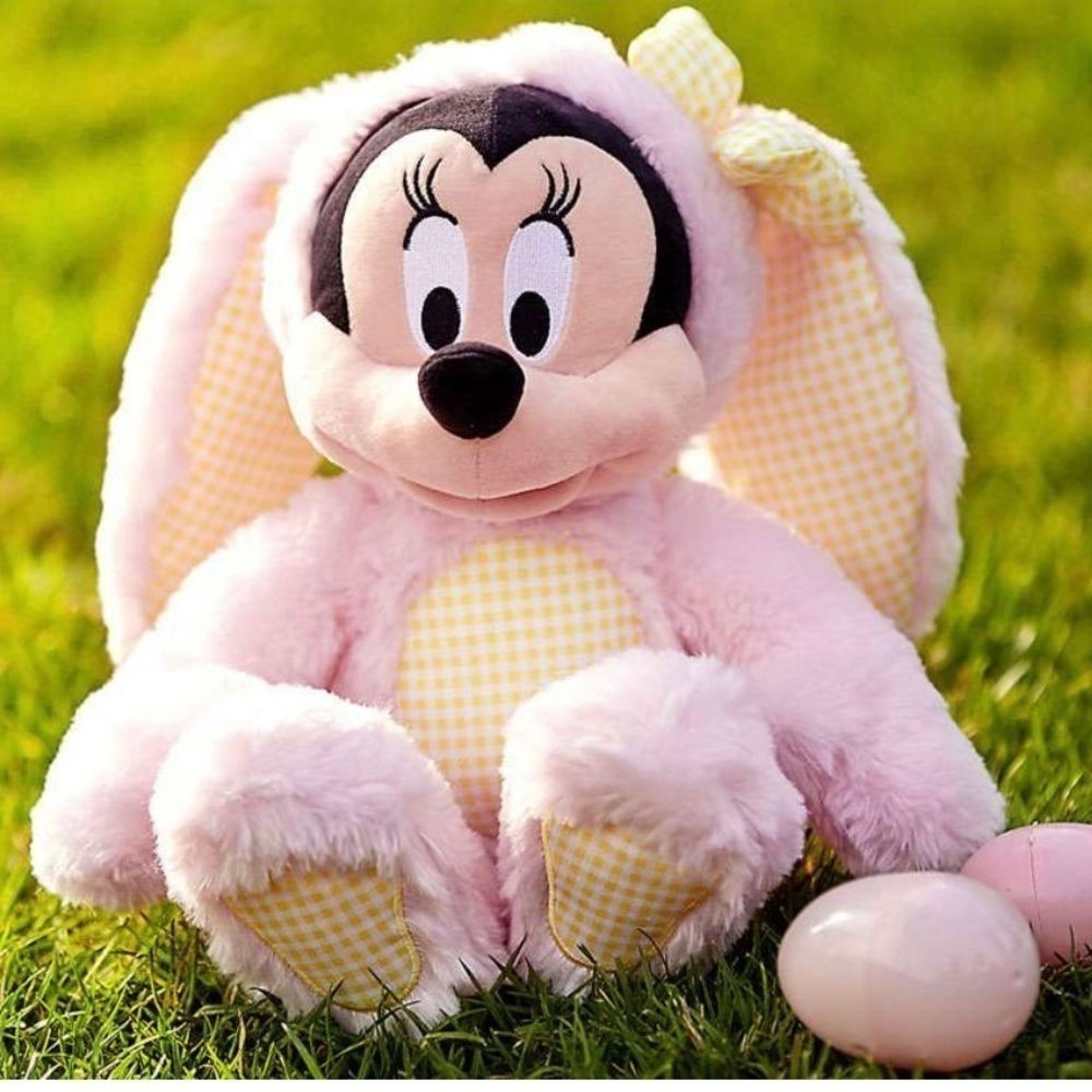 Disney Store Minnie Mouse In Bunny Suit Stuffed Plush